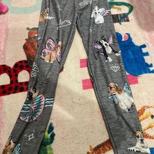 Dog butterfly wings leggings